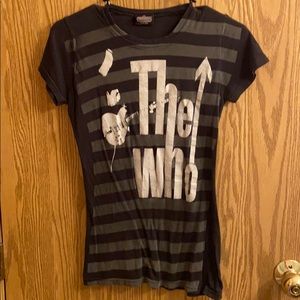 The Who striped T shirt